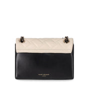 KURT GEIGER KENSINGTON STUDS BLACK WHITE CROSSBODY BAG