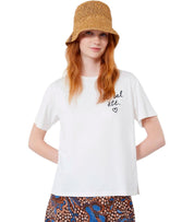 MAX MARA WEEKEND BORA WHITE T-SHIRT