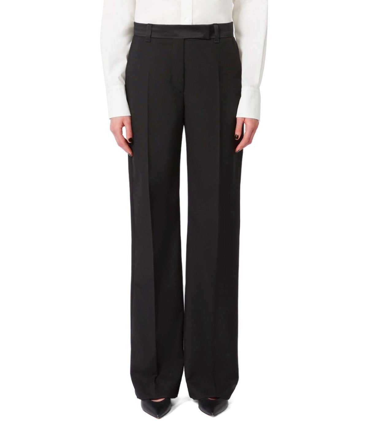 MAX MARA WEEKEND BREAK1234 BLACK PANTS