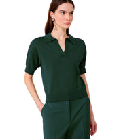 MAX MARA WEEKEND ALBERO GRÜN POLOSHIRT