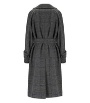 MAX MARA WEEKEND SESTRI GREY BELTED COAT