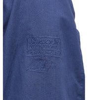 BARBOUR INTERNATIONAL WORKERS CASUAL KOBALTBLAUE JACKE