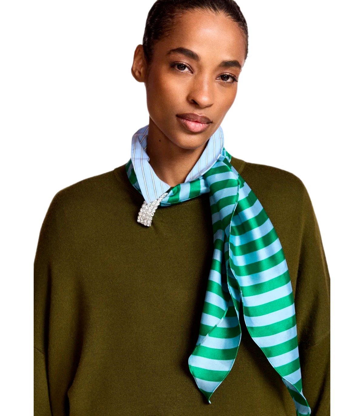 ESSENTIEL ANTWERP KURTIS KHAKI PULLOVER