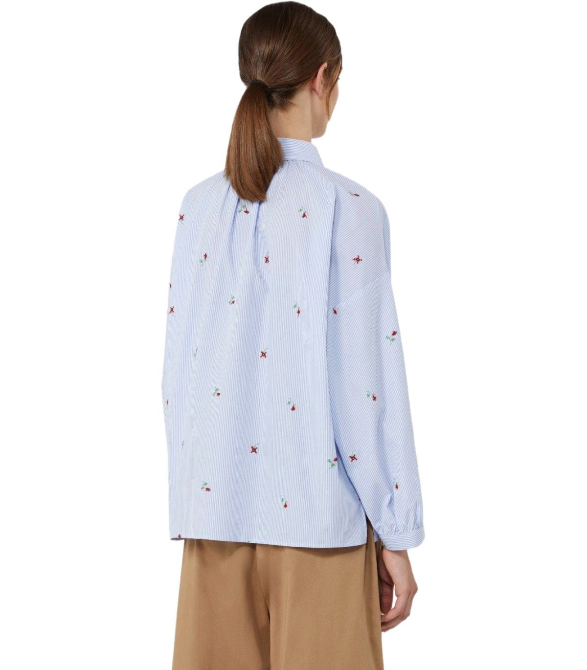 MAX MARA WEEKEND BUTTERFLY HELLBLAUES HEMD