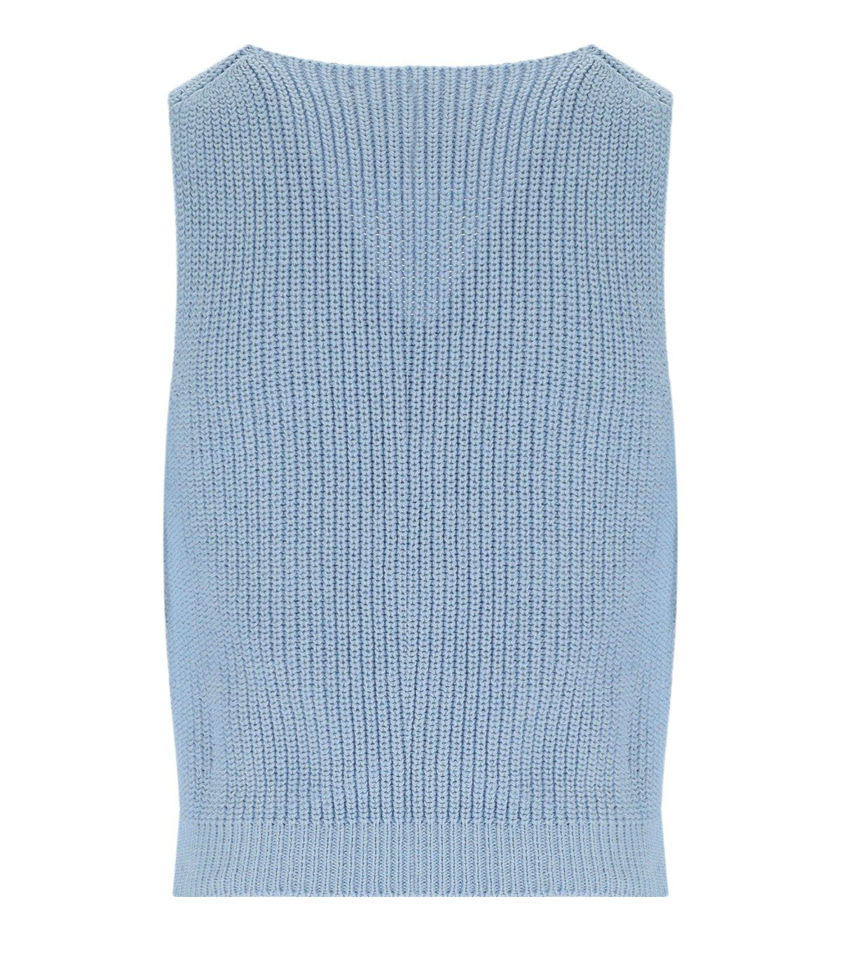 K.K. LIGHT BLUE KNITTED TOP