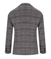 MANUEL RITZ GREY PRINCE OF WALES SINGLE BREASTED JACKET