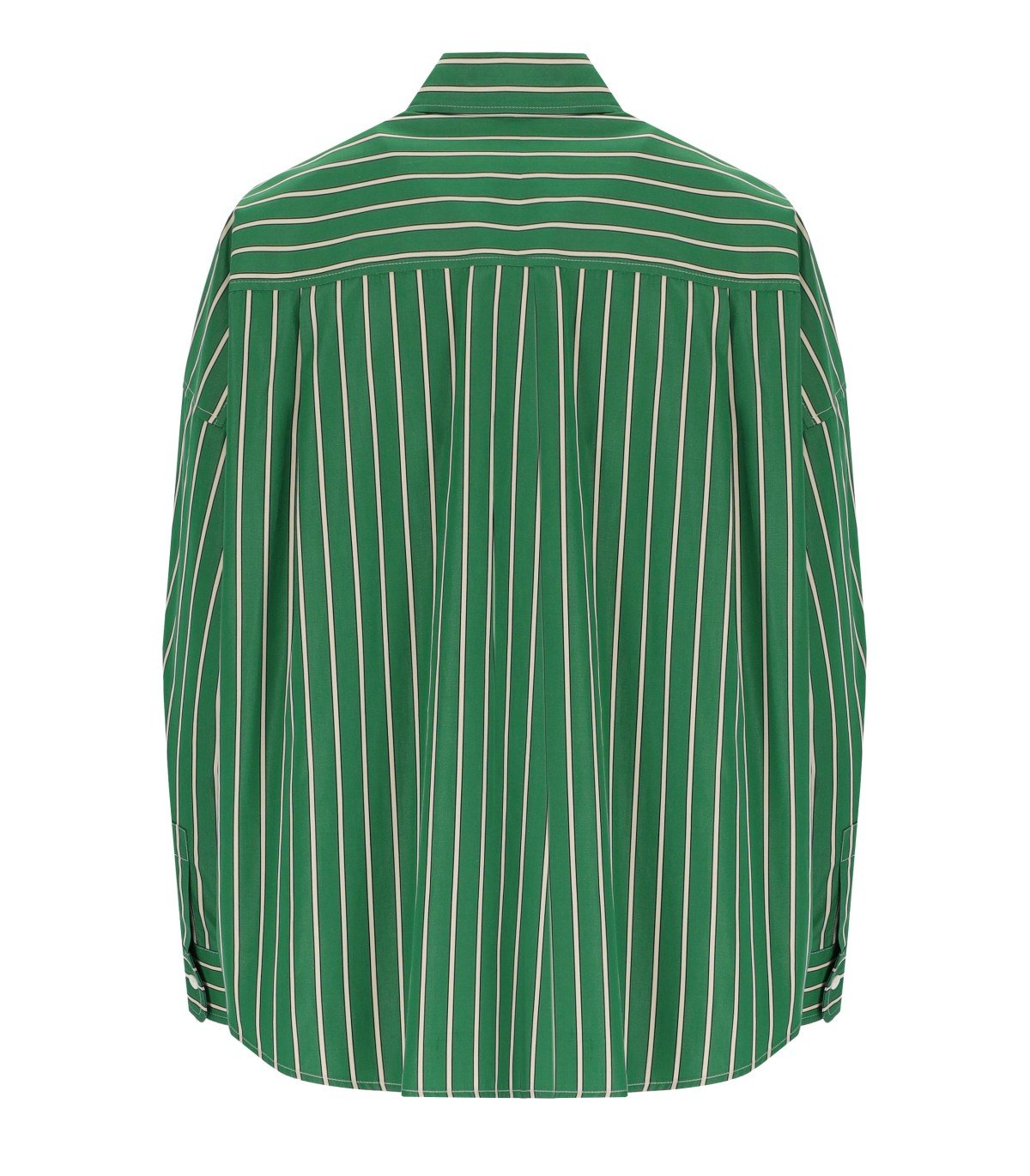 CAMICIA ONORE A RIGHE BIANCO VERDE MAX MARA WEEKEND