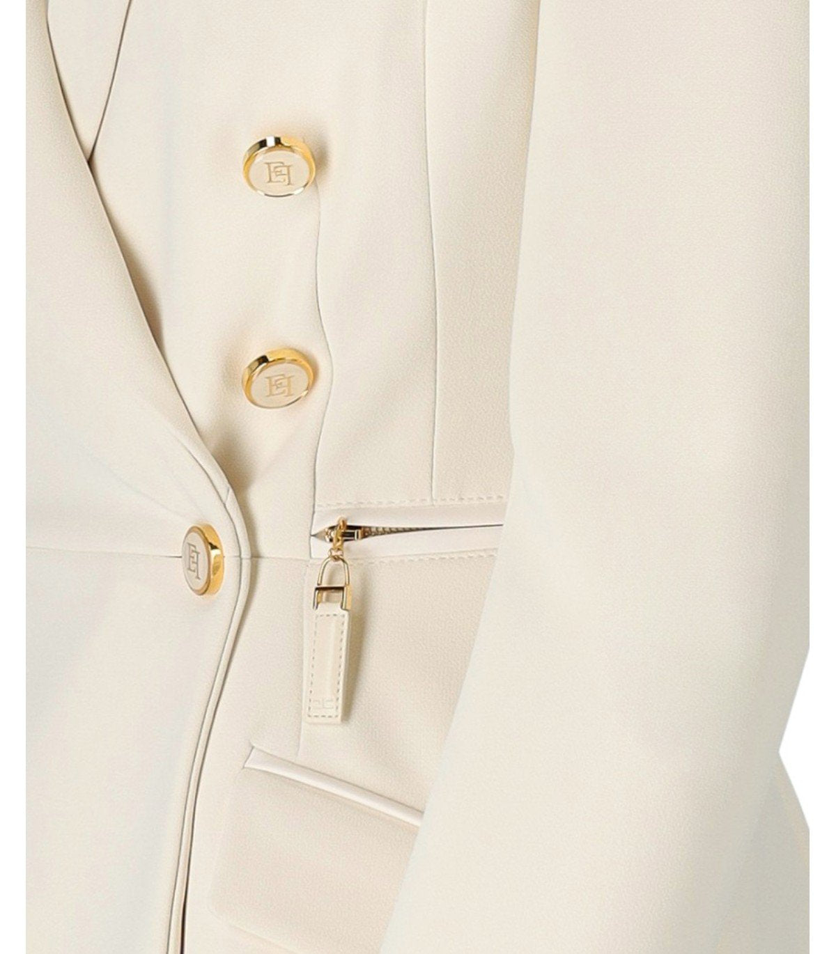 CHAQUETA DE BOTONADURA SENCILLA MILK ELISABETTA FRANCHI
