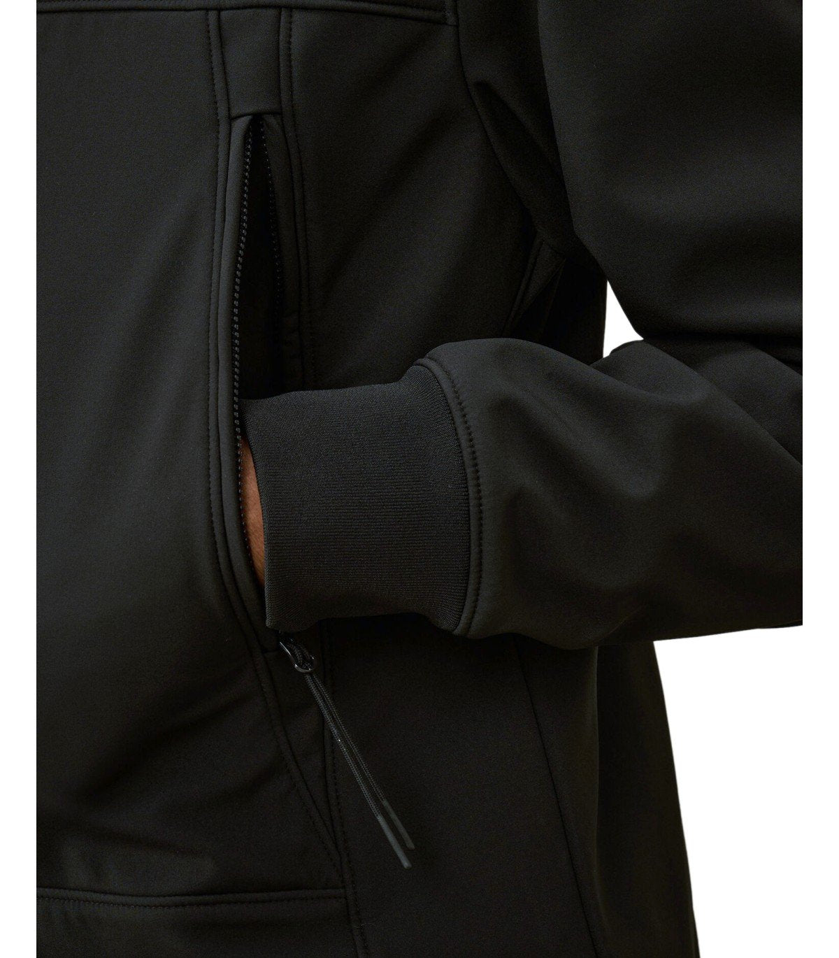 C.P. COMPANY C.P. SHELL-R GOGGLE SCHWARZE KAPUZENJACKE