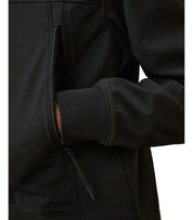 C.P. COMPANY C.P. SHELL-R GOGGLE SCHWARZE KAPUZENJACKE