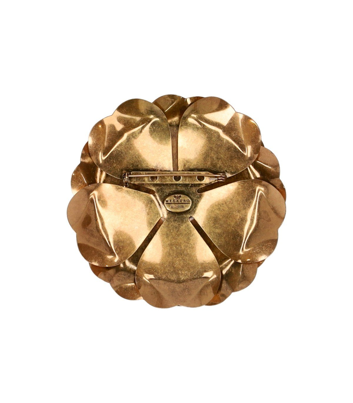 MAX MARA WEEKEND CIVADA BRONZE BROOCH
