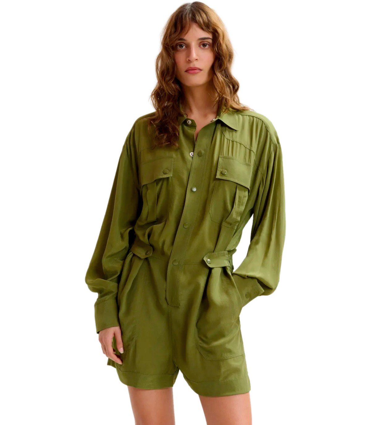 ABITO TUTA JEBBA VERDE ESSENTIEL ANTWERP