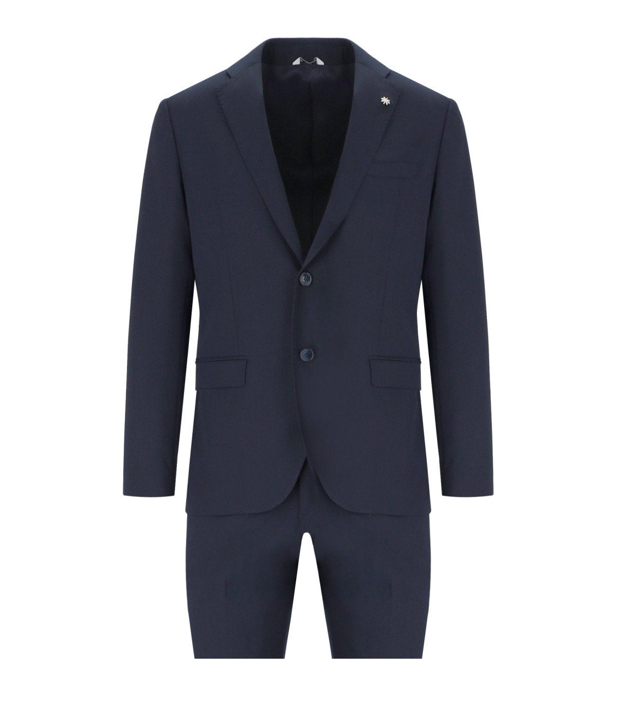 MANUEL RITZ DARK BLUE SINGLE-BREASTED SUIT