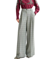 ESSENTIEL ANTWERP INVEST GRAUE WIDE LEG HOSE