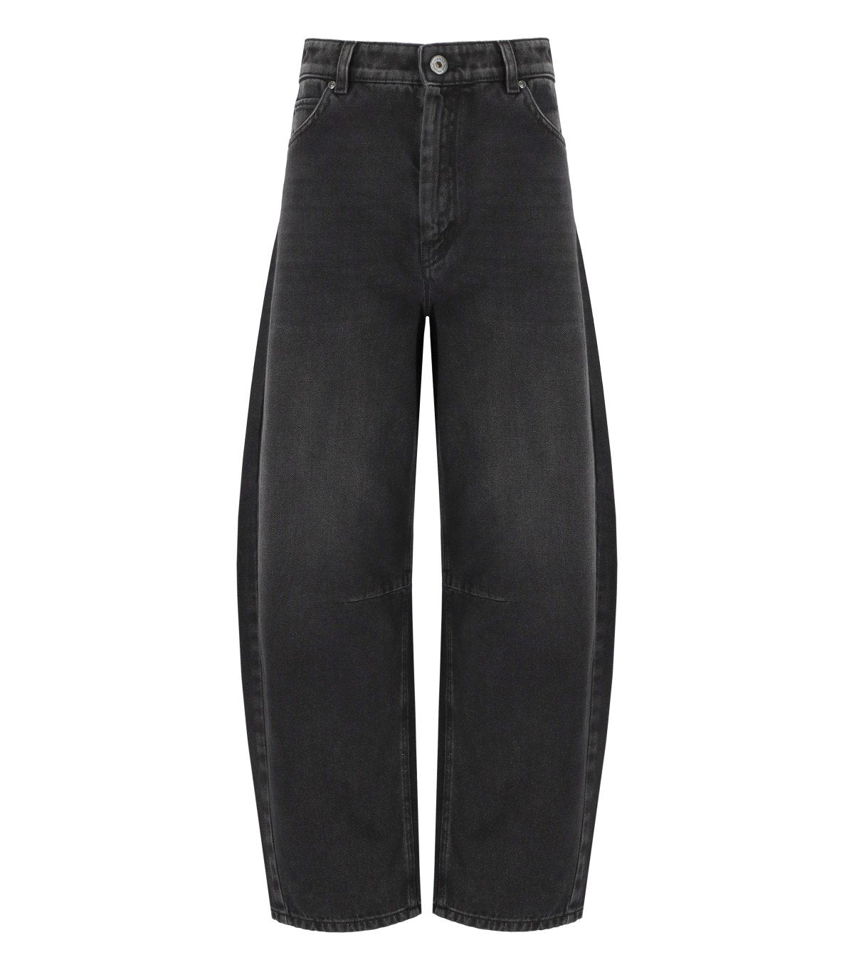 MAX MARA WEEKEND DOUGLAS ZWART BARREL JEANS