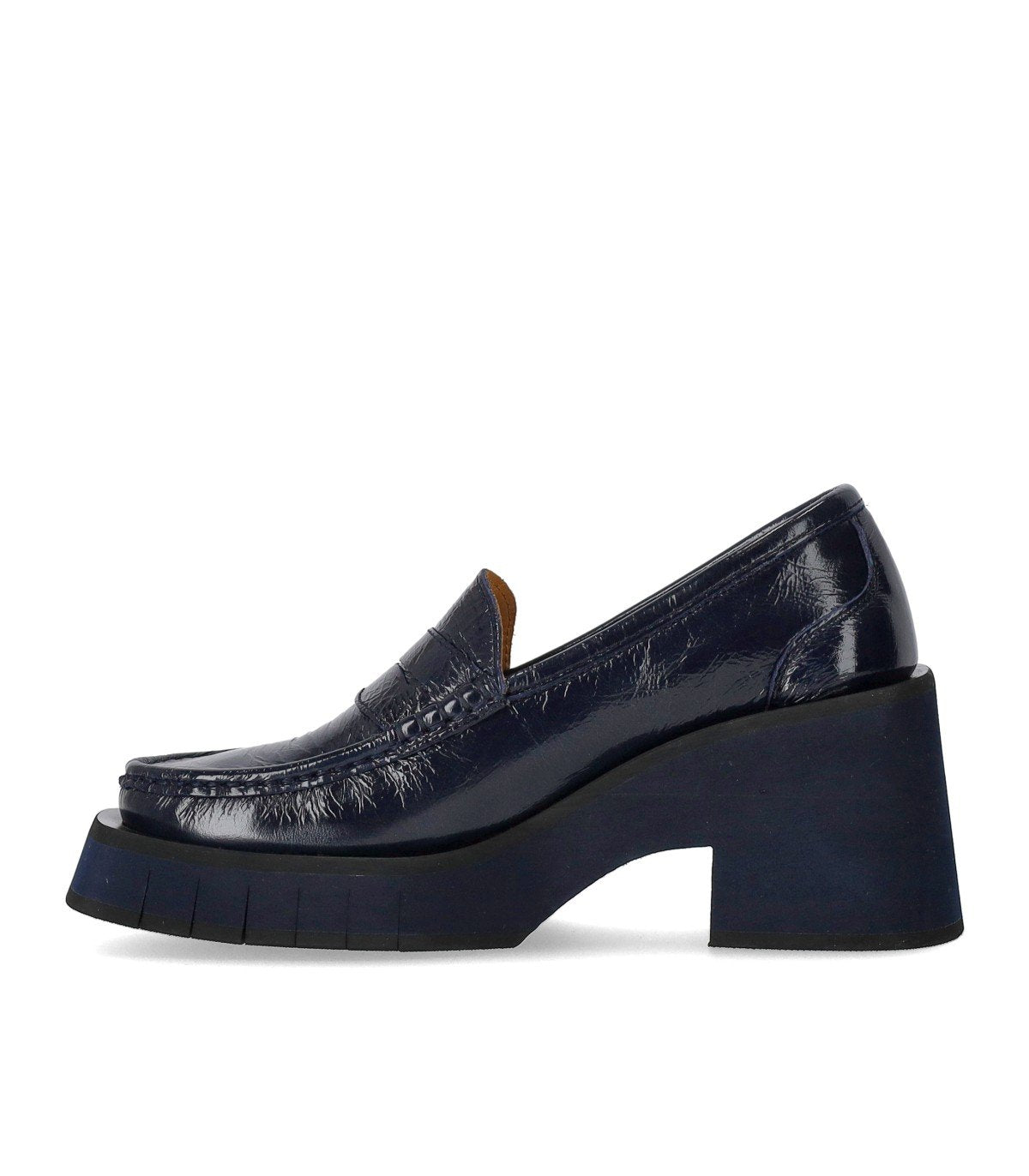 PALOMA BARCELÓ ODELE MARINEBLAUER LOAFER MIT ABSATZ