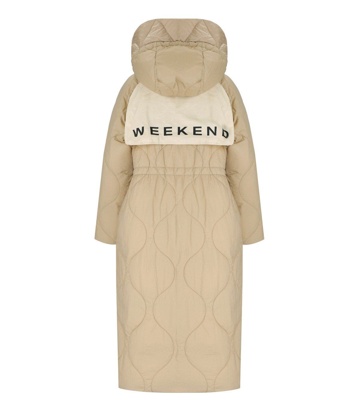 PIUMINO REVERSIBILE CON CAPPUCCIO NOVAK BEIGE MAX MARA WEEKEND
