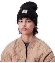 CARHARTT WIP ACRYLIC WATCH BLACK BEANIE