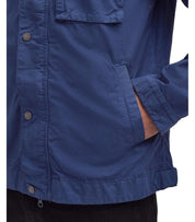 BARBOUR INTERNATIONAL WORKERS CASUAL KOBALTBLAUE JACKE