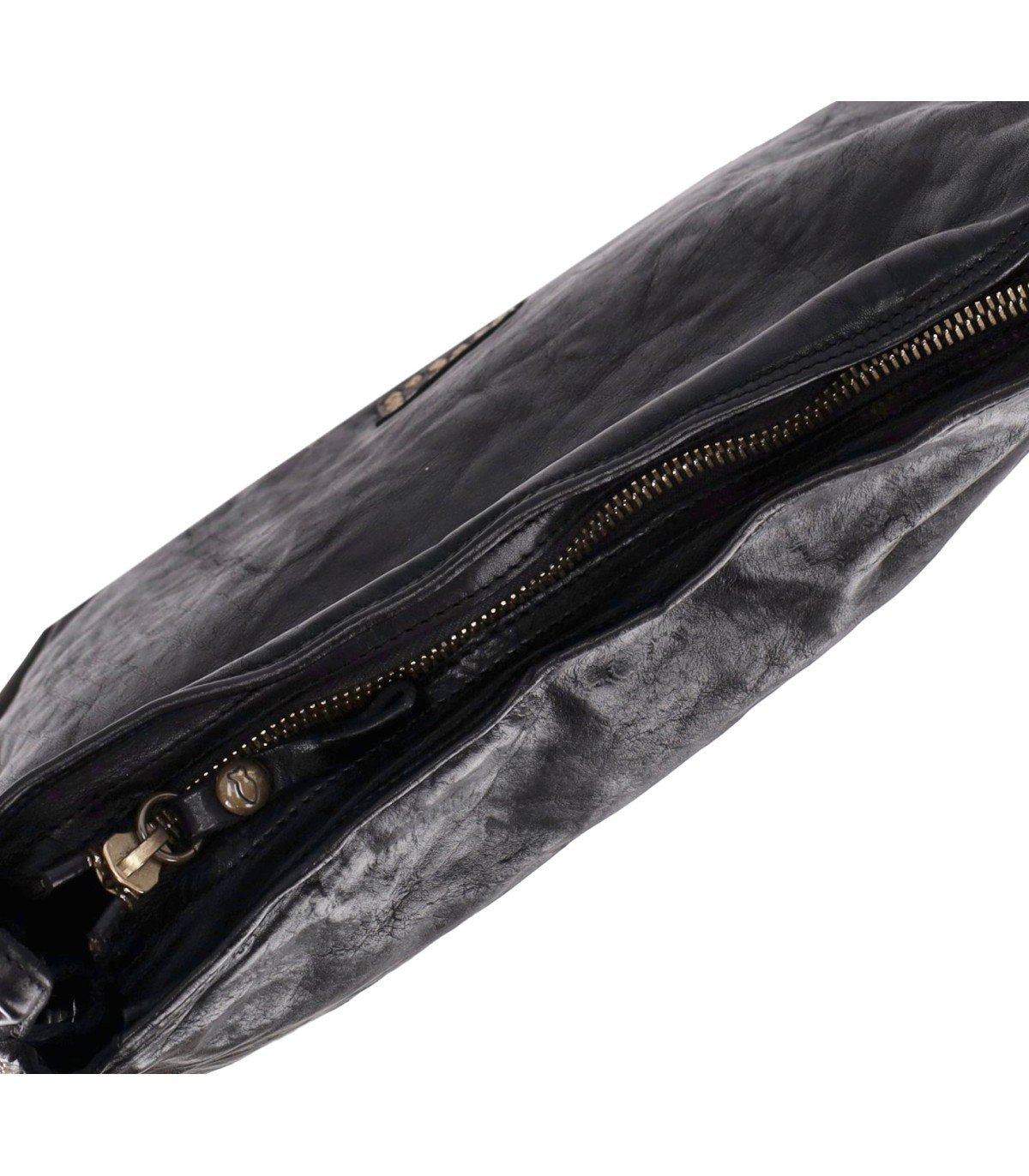 CAMPOMAGGI LUANA BLACK SHOULDER BAG