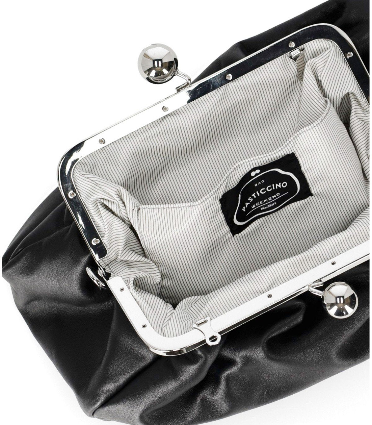 BOLSO CLUTCH PASTICCINO CUBICO MEDIUM NEGRO MAX MARA WEEKEND