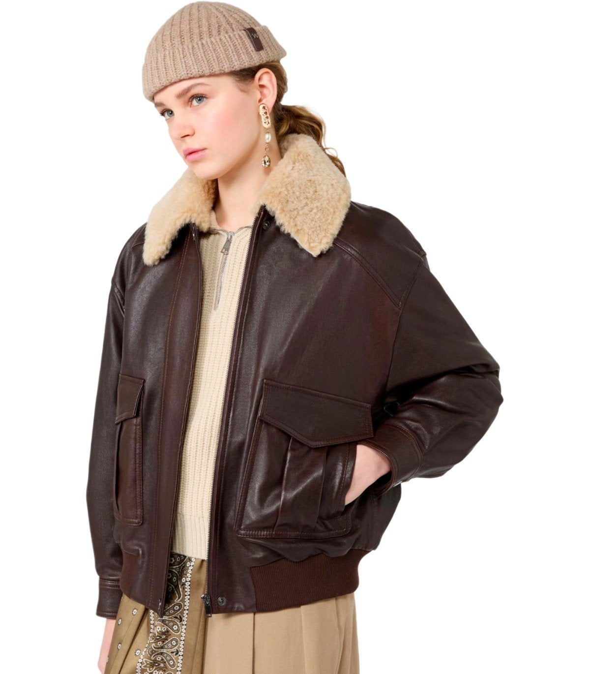 GIACCA PELLE CALATA MAX MARA WEEKEND 