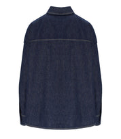 MAX MARA WEEKEND FOGGIA DARK BLUE SHIRT
