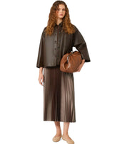 MAX MARA WEEKEND SAMUELE BROWN DRESS