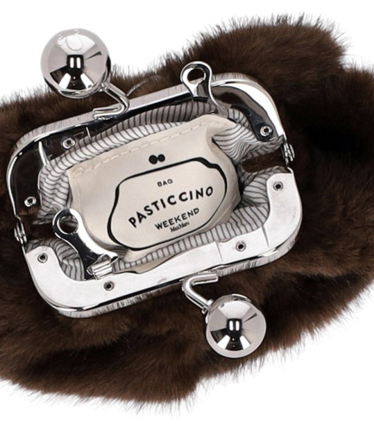 CLUTCH PASTICCINO MINI TUBO MARRONE MAX MARA WEEKEND