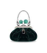 CLUTCH PASTICCINO MINI NOCINO VERT MAX MARA WEEKEND
