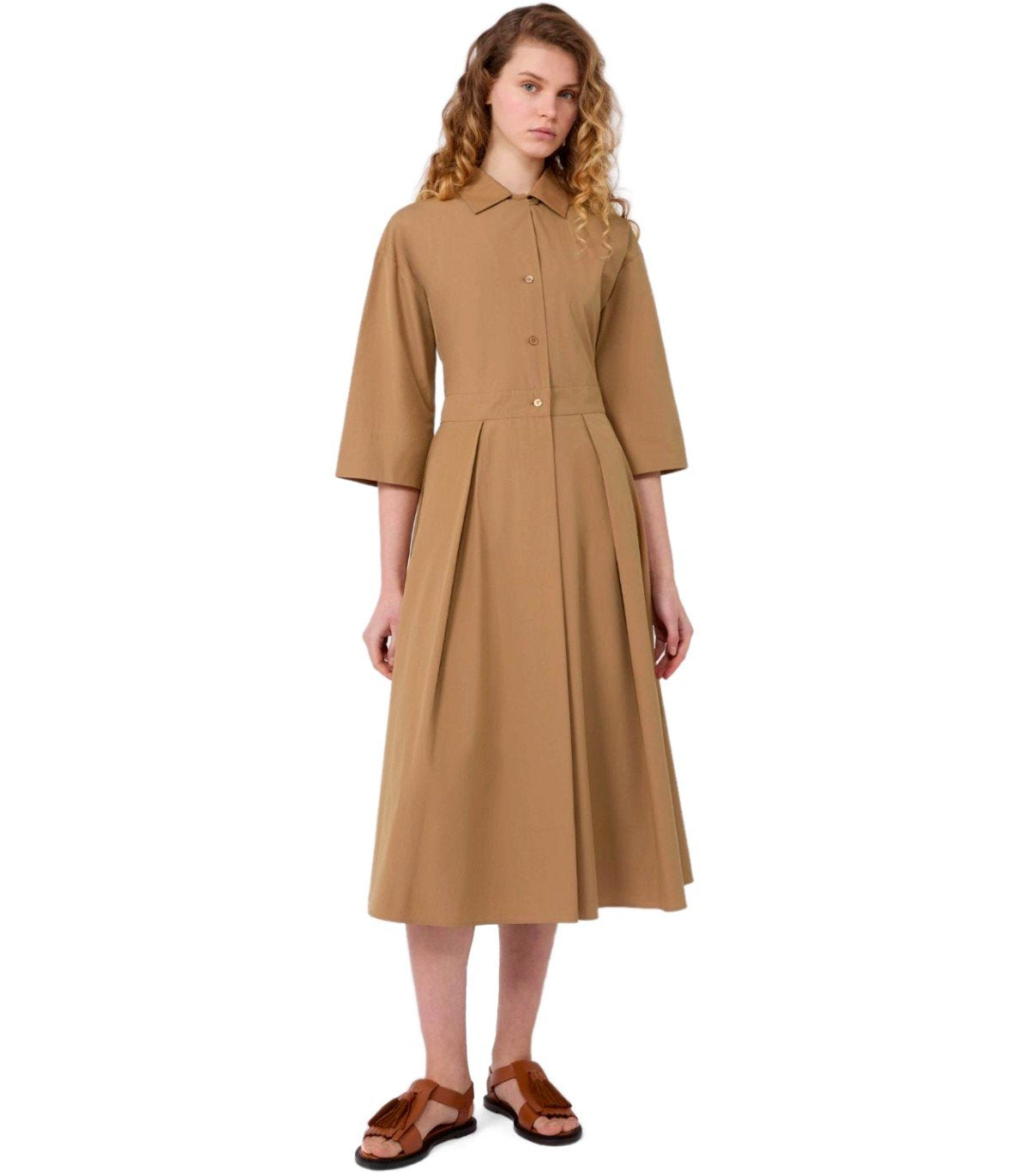 MAX MARA WEEKEND PADANA BEIGE DRESS