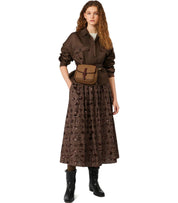 MAX MARA WEEKEND TEMBRA BROWN SKIRT