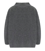 MAX MARA WEEKEND SALITA ANTHRACITE GREY SWEATER