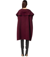 CAPA CON CINTURÒN MERLOT ELISABETTA FRANCHI
