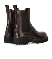 GUGLIELMO ROTTA WORMS CHOCOLATE CHELSEA BOOT