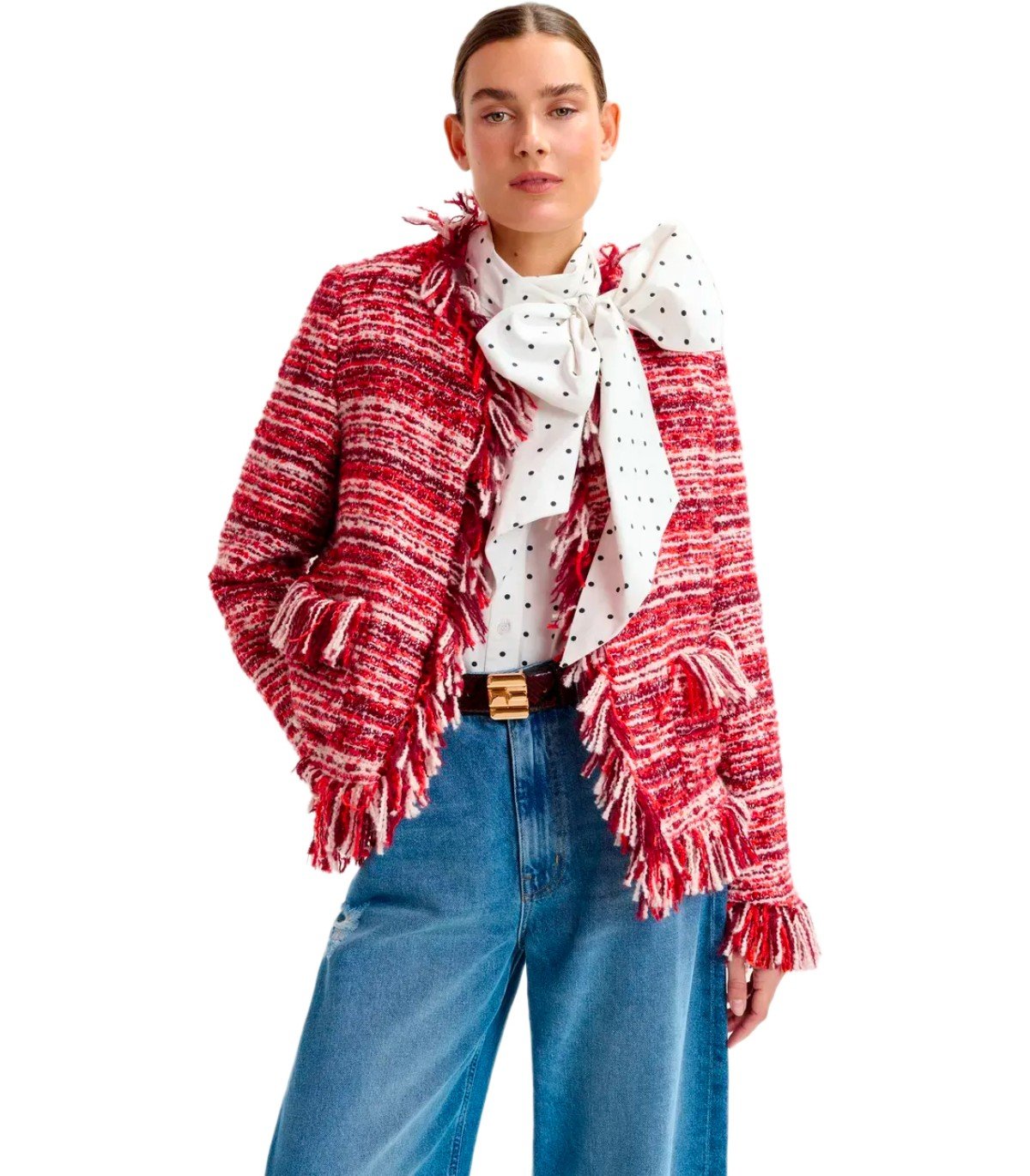ESSENTIEL ANTWERP ISKRA ROTE JACKE