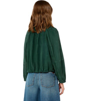 GIACCA ZUPPA IN SUEDE VERDE MAX MARA WEEKEND
