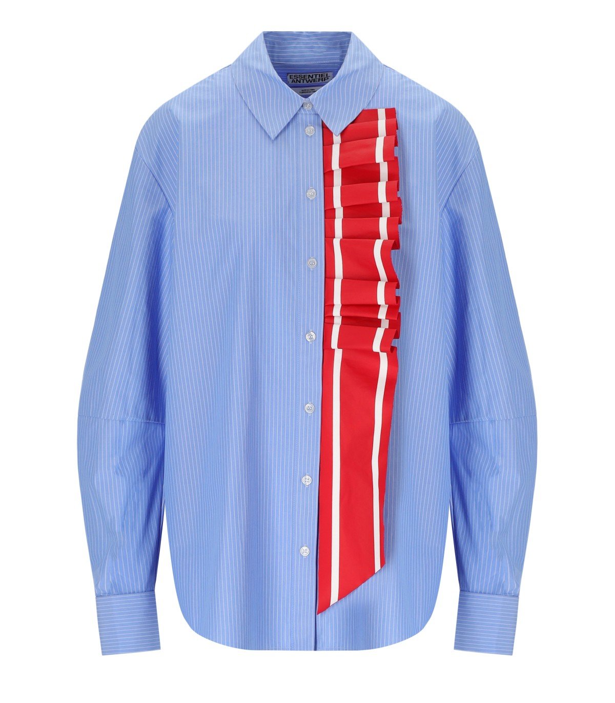 ESSENTIEL ANTWERP JUF LIGHT BLUE SHIRT