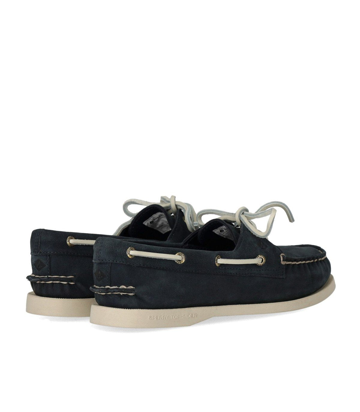 SPERRY NAVY BLUE LEATHER LOAFER