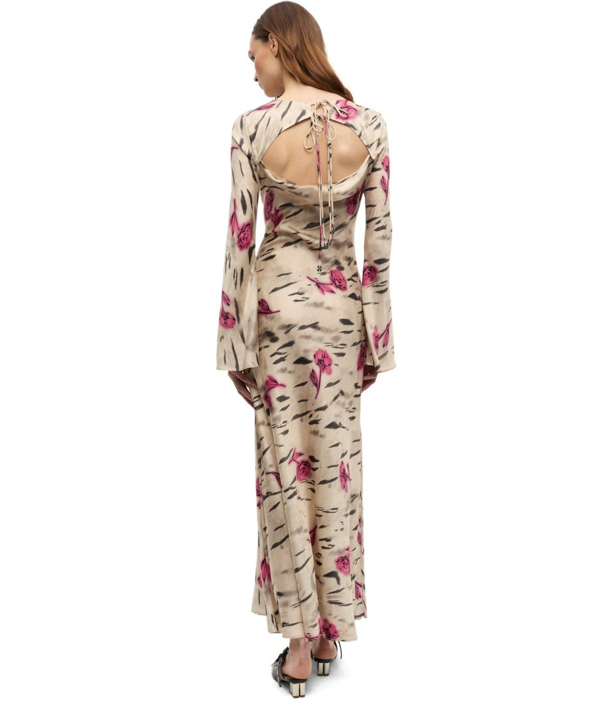 Abito Lungo in Satin Avorio GANNI | Ferraris Boutique FerrarisBoutique Abito Lungo in Satin Avorio GANNI | Ferraris Boutique FerrarisBoutique