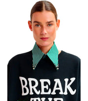 ESSENTIEL ANTWERP IPLAIN GREEN COLLAR