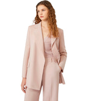 MAX MARA WEEKEND TESO PINK BELTED BLAZER