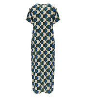 MAX MARA WEEKEND VINCI GREEN PATTERNED DRESS