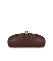 MAX MARA WEEKEND PASTICCINO CRISTIN LARGE DUNKLEBRAUNE HANDTASCHE