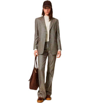 TWINSET BEIGE SINGLE-BREASTED BLAZER