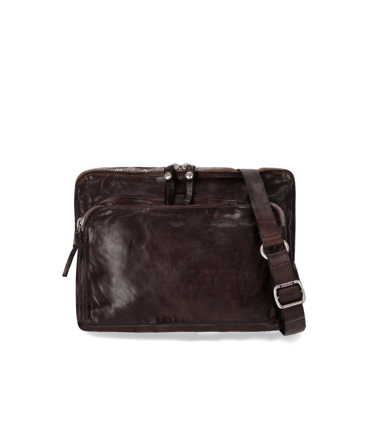 CAMPOMAGGI ARENITE DARK BROWN CROSSBODY BAG