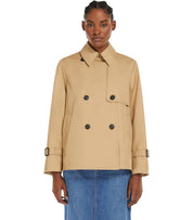 MAX MARA WEEKEND BIGLIA BEIGE SHIRT TRENCH COAT