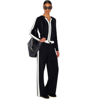PANTALONE NERO/BURRO ELISABETTA FRANCHI 
