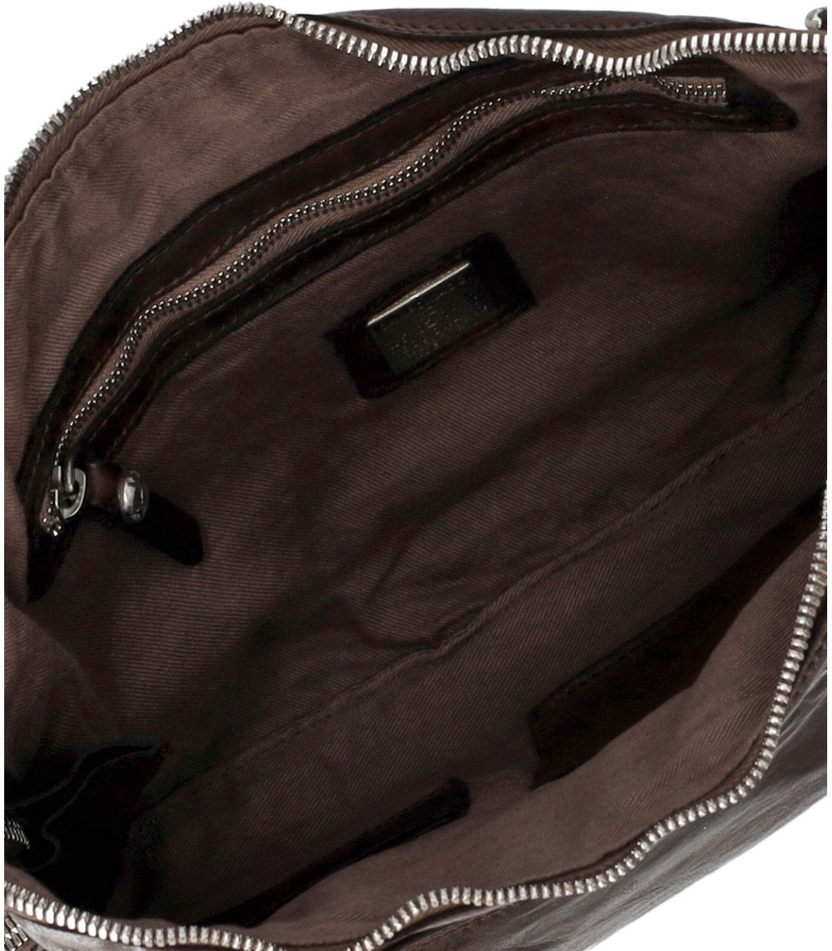 CAMPOMAGGI ARENITE DARK BROWN CROSSBODY BAG