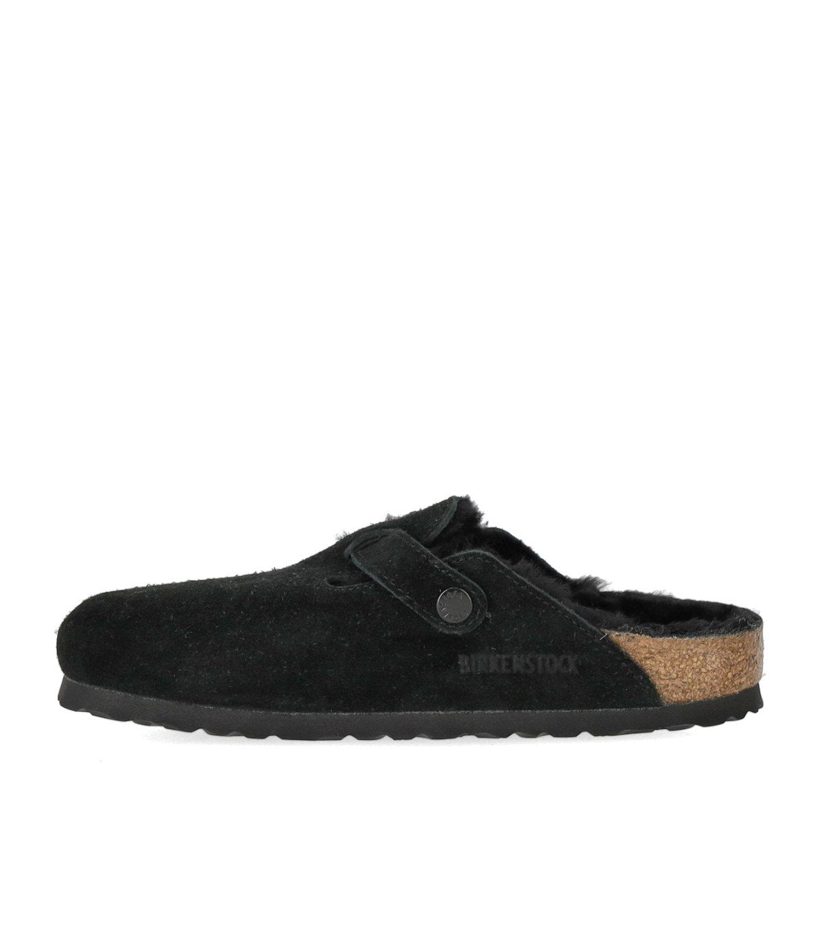 BIRKENSTOCK BOSTON SHEARLING BLACK CLOG